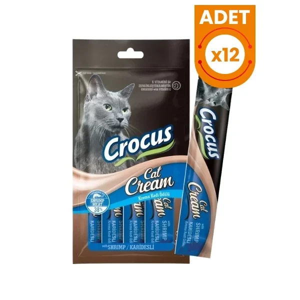 Crocus Karidesli Sıvı Kedi Ödül Maması