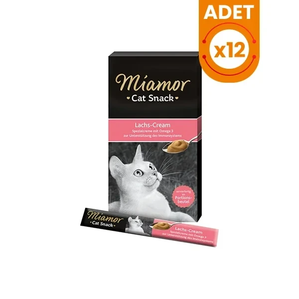 Miamor Cream Somonlu Kedi Ödül Mamas